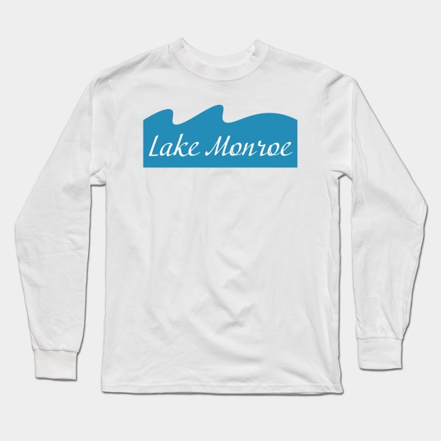 Lake Monroe Indiana Long Sleeve T-Shirt by quirkyandkind